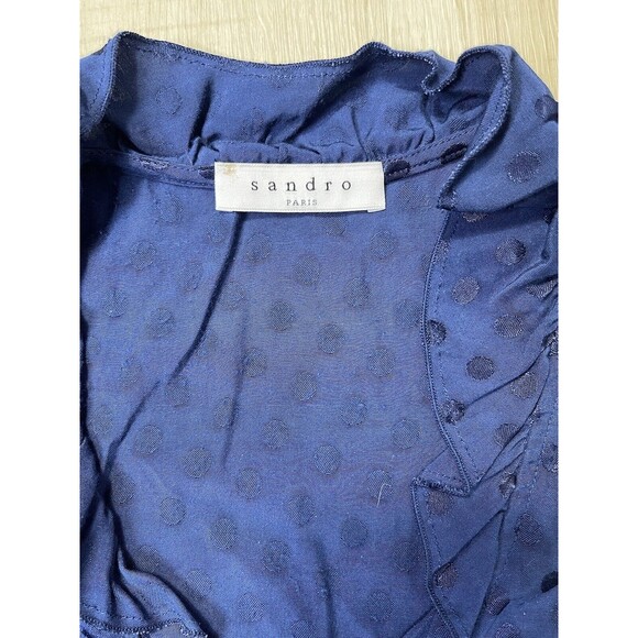 Sandro Sleeveless Blouse. Size: 1 Small - Picture 7 of 10